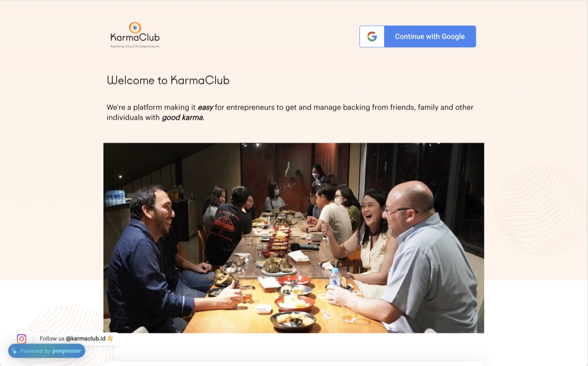 Karmaclub screenshot