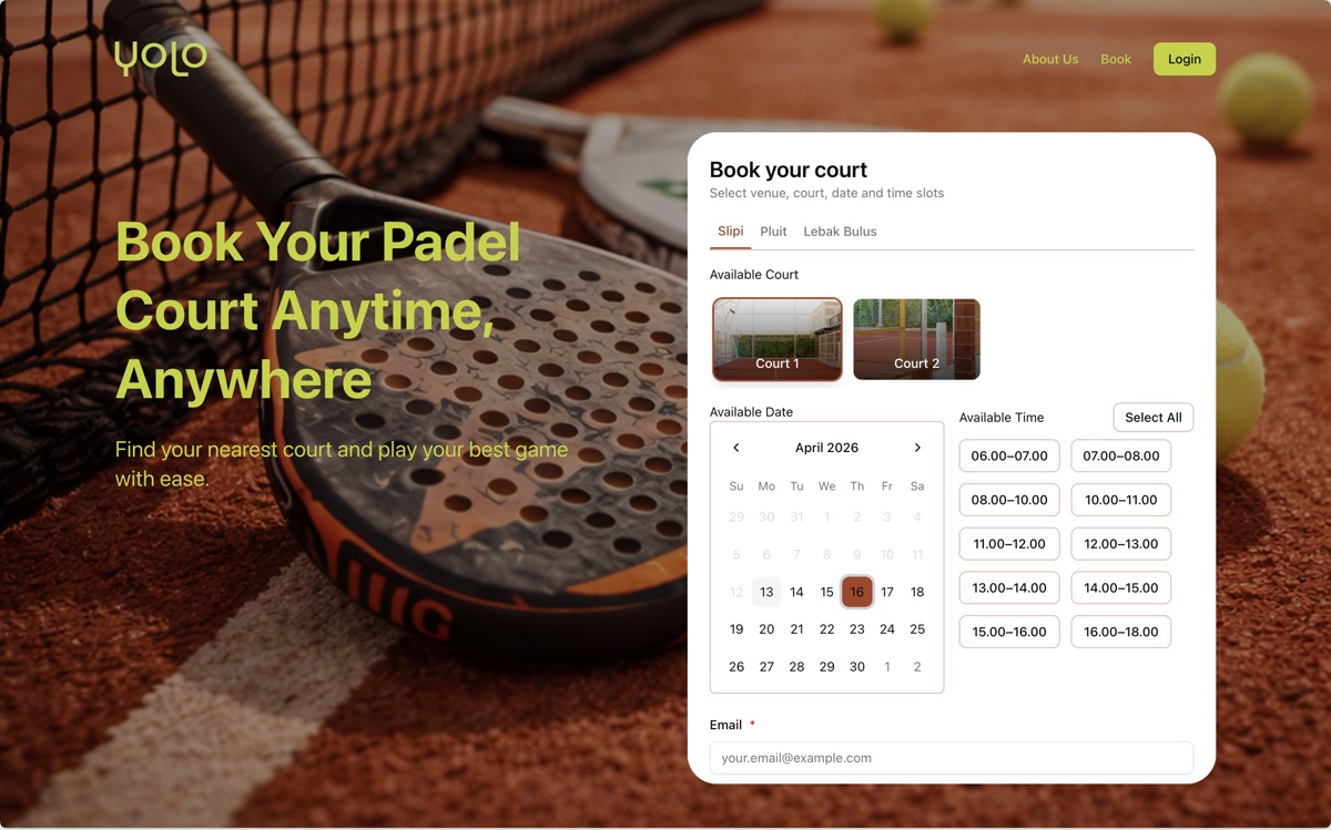 YOLO Padel screenshot